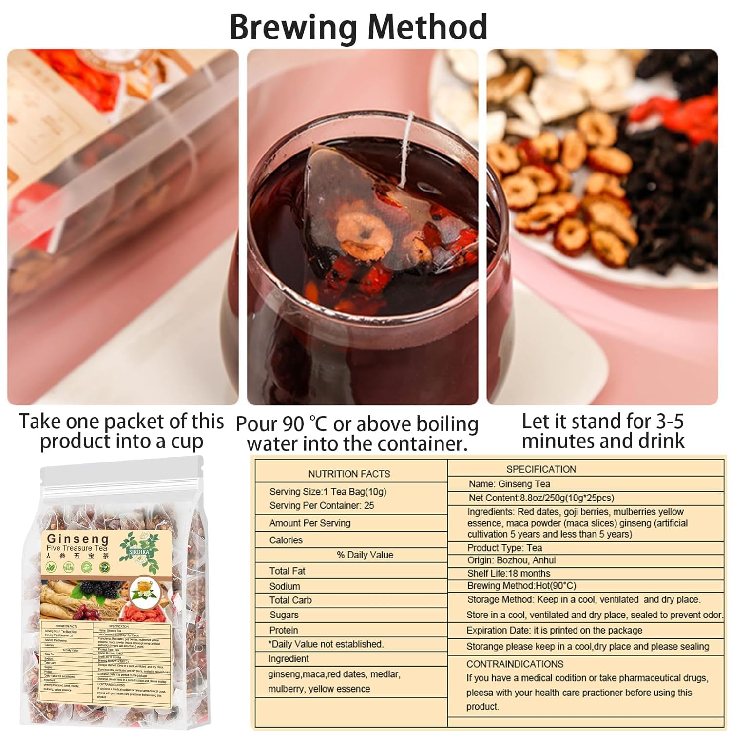 Men's Herbal Power Tea - ENERGY BOOSTER